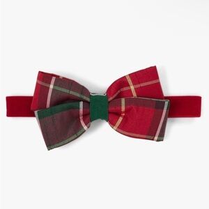 Gymboree | Baby Girl Red and Green Plaid Holiday Festive Headband